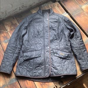 Barbour Black Ladies Jacket Size: 12
